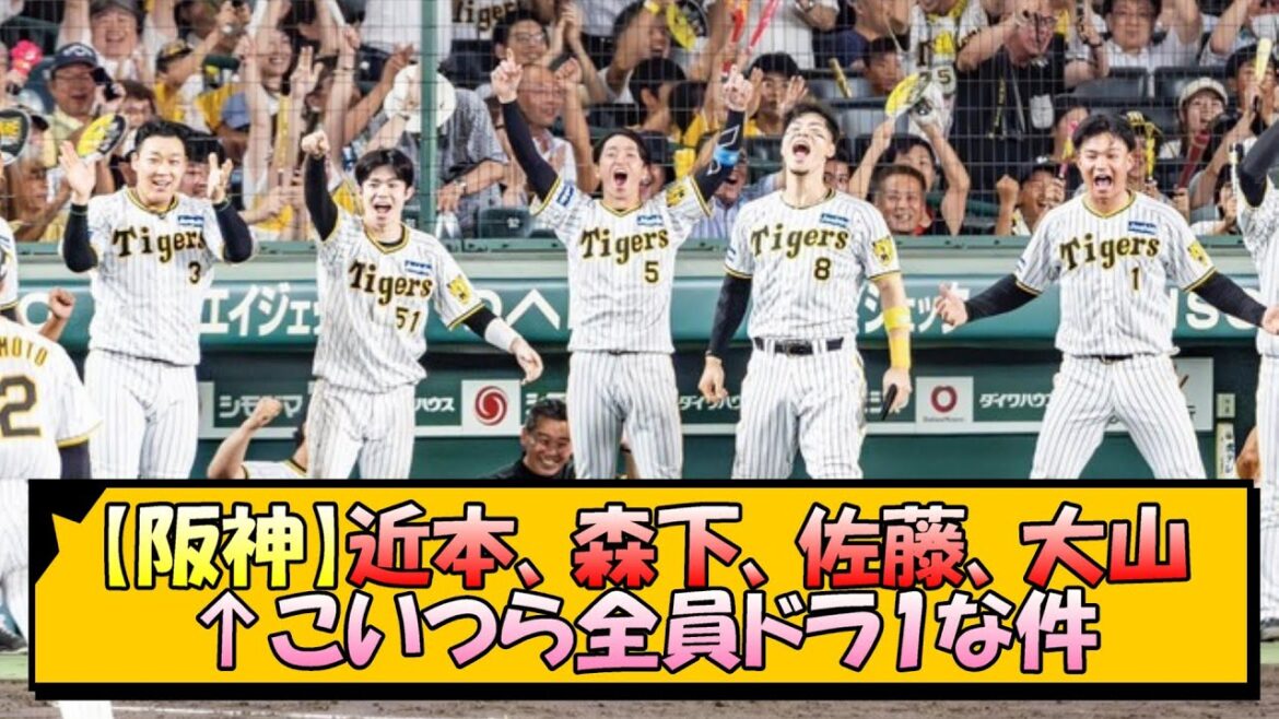 【阪神】近本、森下、佐藤、大山←こいつら全員ドラ1な件
