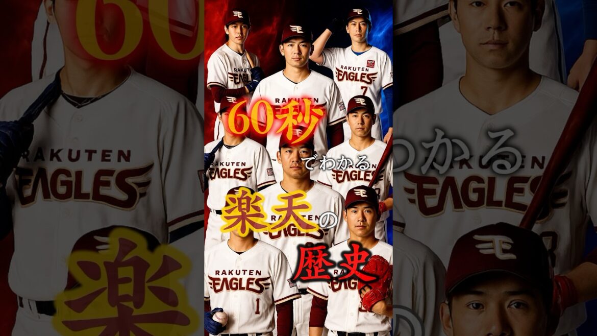 ▶︎ 【60秒でわかる 東北楽天ゴールデンイーグルスの歴史】 ▶︎ 【60秒でわかる 東北楽天ゴールデンイーグルスの歴史】