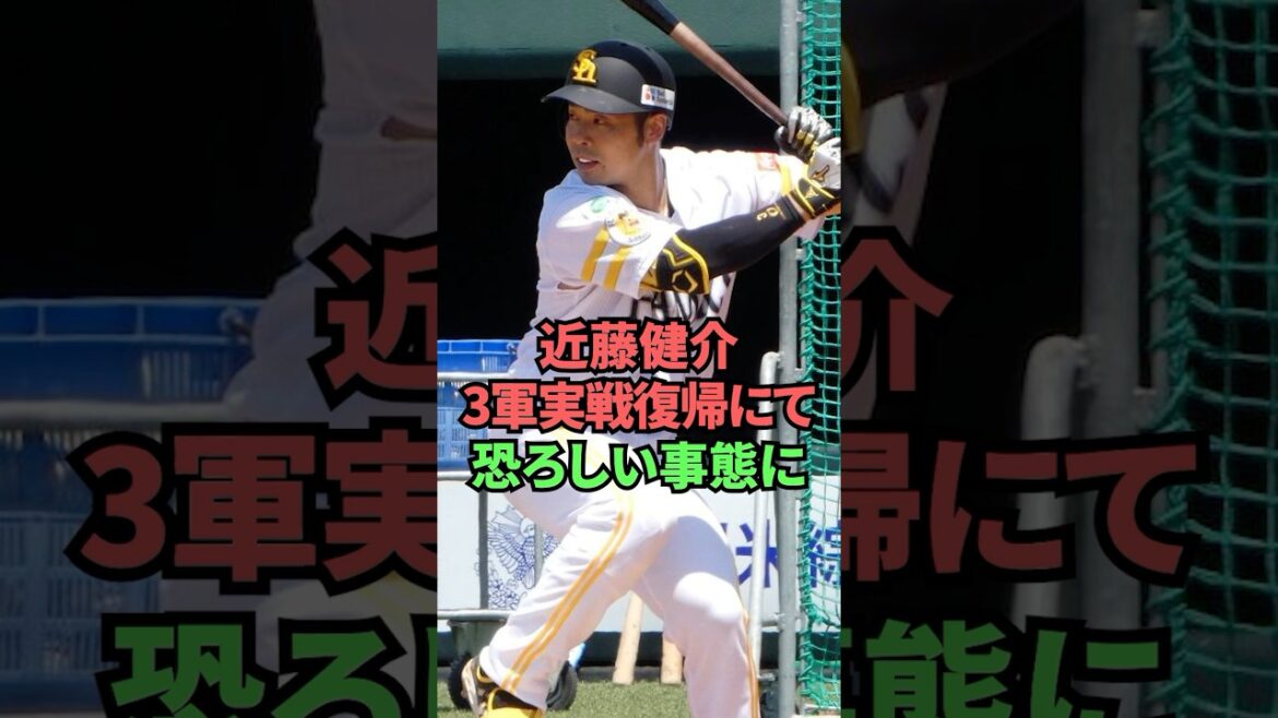 近藤健介3軍実戦復帰にて恐ろしい事態に