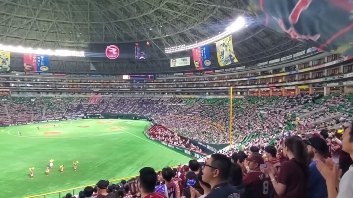 20250518　美女ﾁｱも参戦！東北楽天ゴールデンイーグルスの試合前1－9応援歌メドレー　鳴り物･声出し応援1-9@みずほPayPayﾄﾞｰﾑ福岡･外野ﾚﾌﾄ ﾋﾟﾝｸﾌﾙﾃﾞｰ