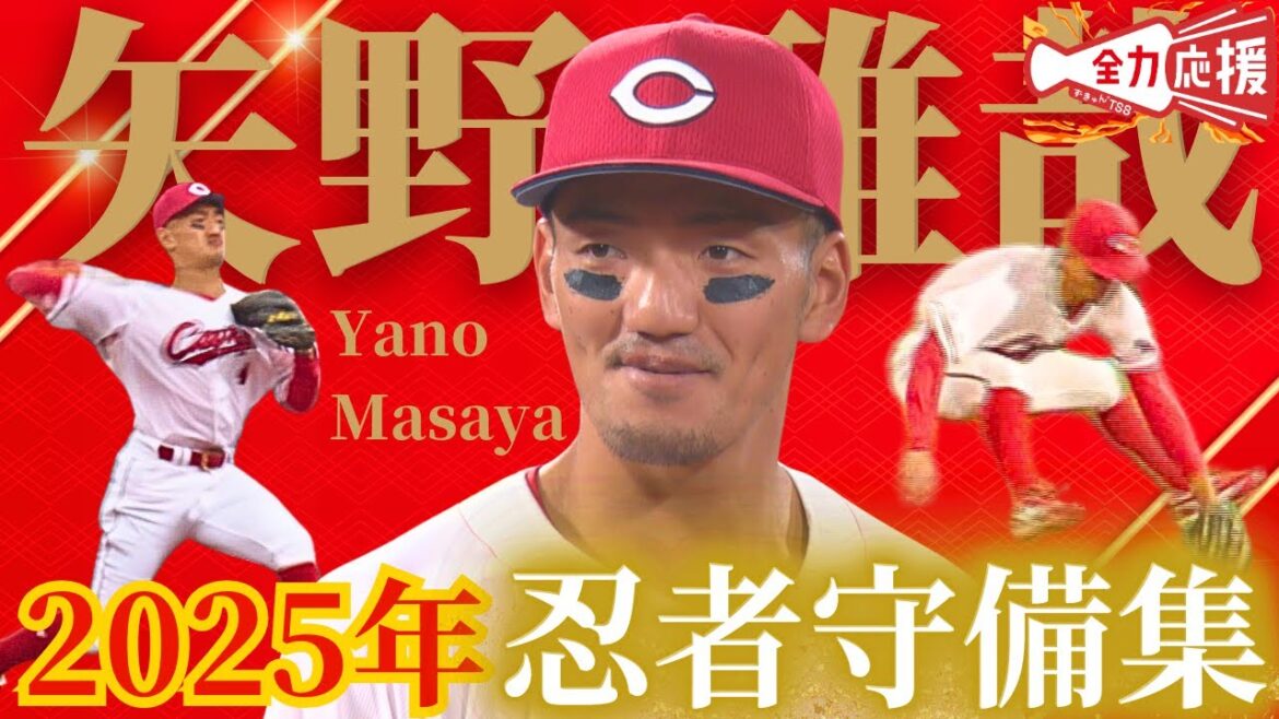 【2025年忍者守備】矢野雅哉のファインプレー集🔥【球団認定】カープ全力応援チャンネル