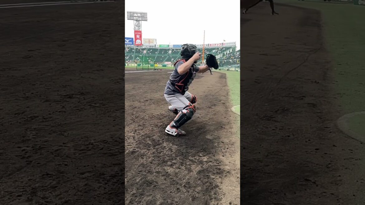 甲斐拓也選手のセカンドスロー！ #shorts