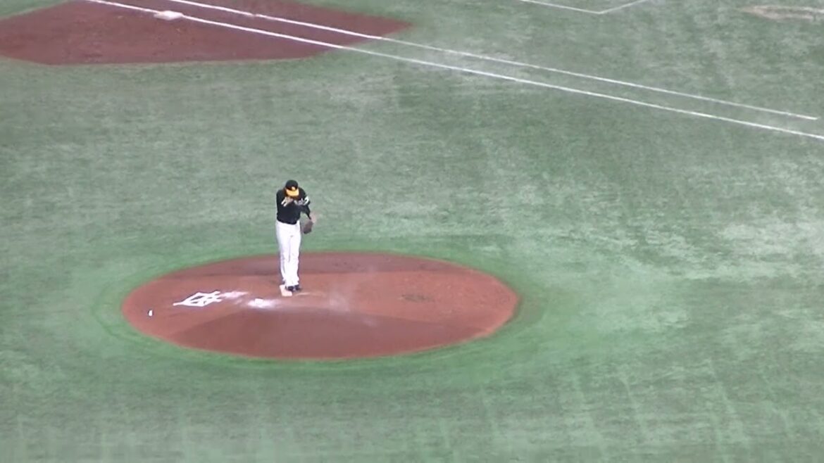 岡本和真を三振にとる東浜巨【読売ジャイアンツ対ソフトバンクホークス2024年5月30日】