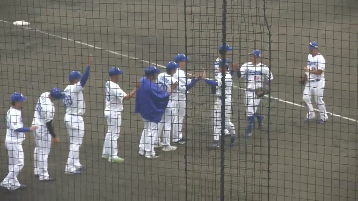 【ファーム どらほー】中日ドラゴンズ 岩嵜翔投手が 阪神タイガース 打線を抑えゲームセット後の様子 2025/5/16 ナゴヤ球場 岩崎翔選手