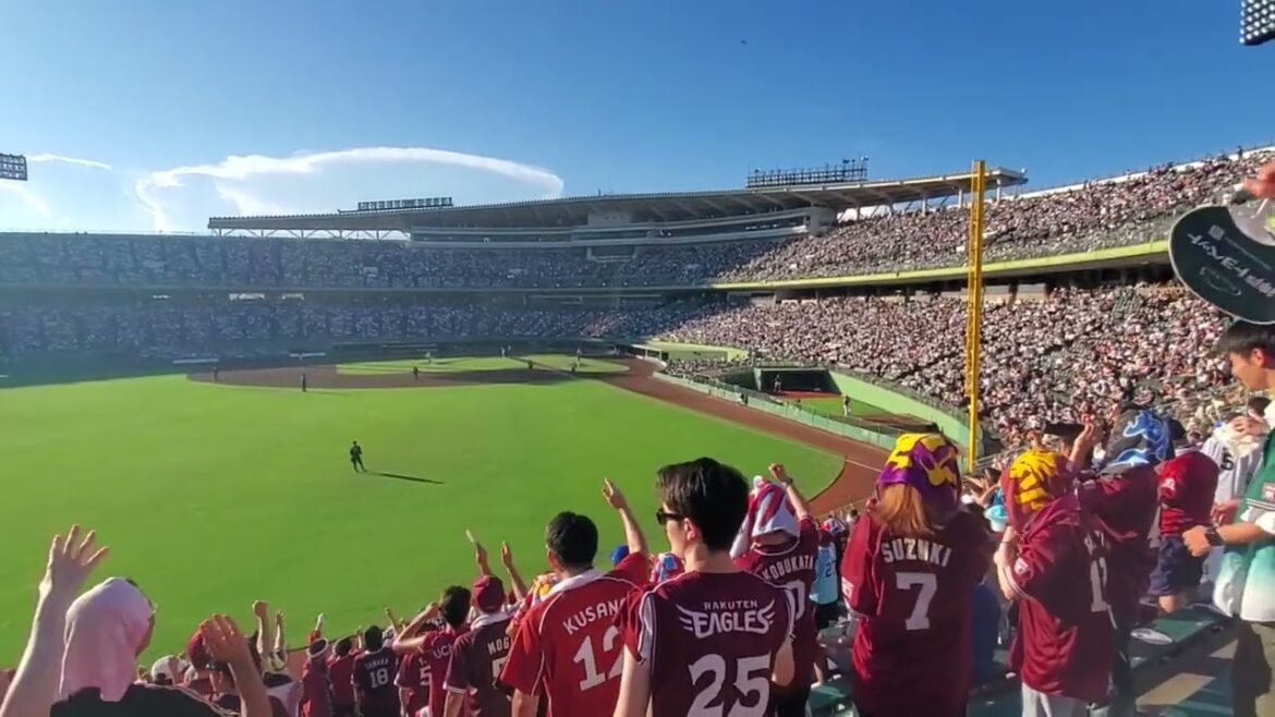 20240721　酷暑で声援♪ﾏｽﾀｰｺｰﾙからの【阿部寿樹 応援歌】　5回表　東北楽天ｺﾞｰﾙﾃﾞﾝｲｰｸﾞﾙｽ@ほっともっとﾌｨｰﾙﾄﾞ神戸･ﾚﾌﾄ外野