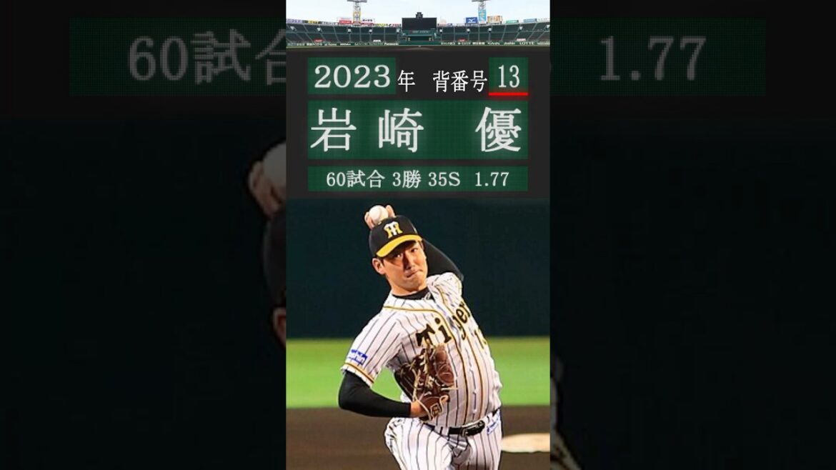 阪神タイガース歴代背番号#13 2000-2025 #阪神タイガース #背番号 #榎田大樹 #岩崎優 #登場曲