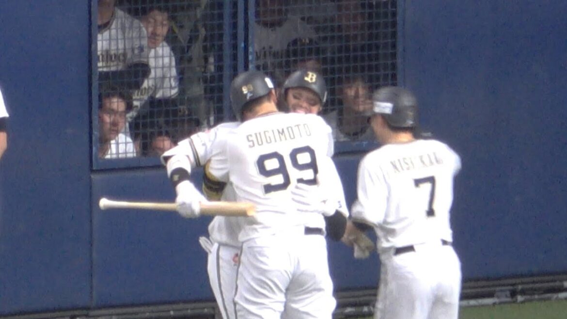 【オリックス】引退試合 T-岡田 杉本の1発に笑顔からの最後のヒット‼ 現地映像