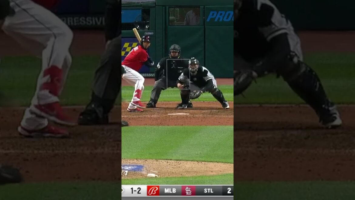 Eddie Rosario Just Misses This Pitch (2021)