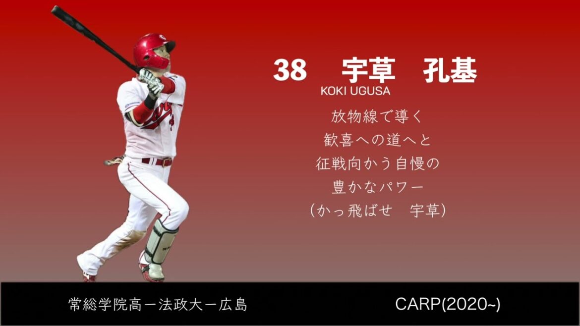 宇草孔基選手　応援歌　【広島東洋カープ】【2025新応援歌】