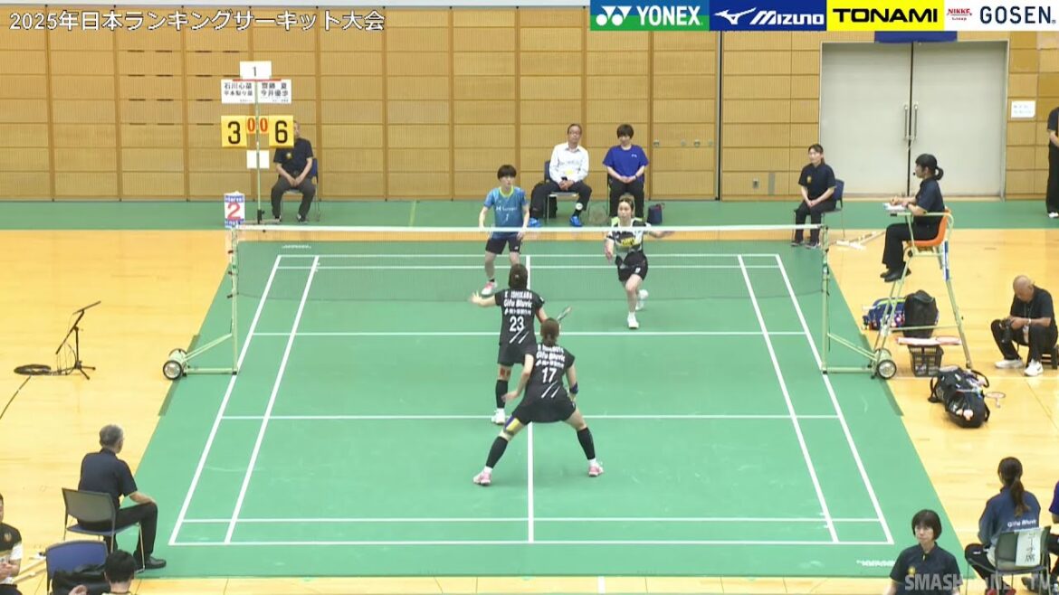 石川 心菜／平本 梨々菜（岐阜Bluvic）vs 齋藤 夏／今井 優歩（PLENTYGLOBALLINX／ほねごり相模原）WD準々決勝【ランキングサーキット 2025】