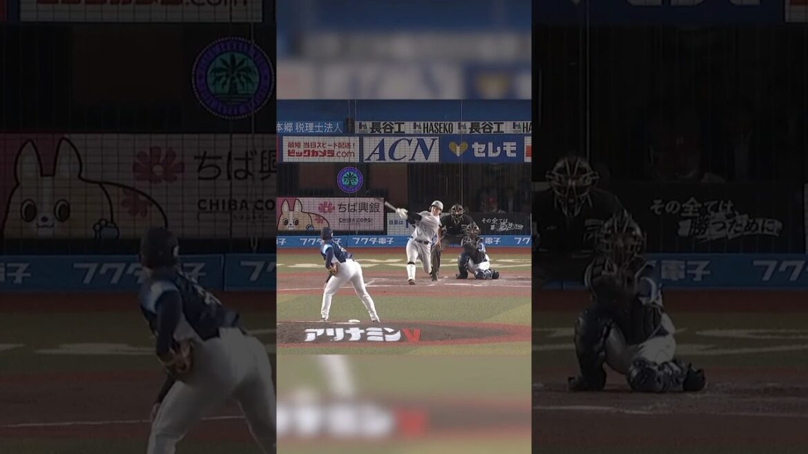 寺地隆成選手マリン初ホームラン！#chibalotte