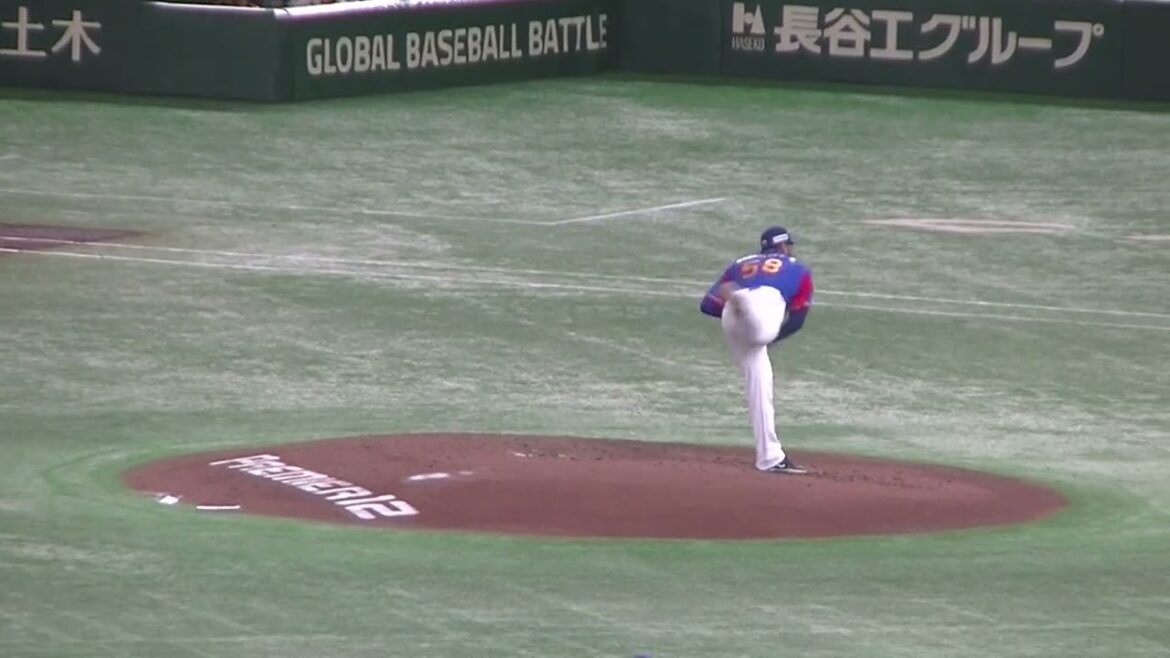 【野球選手フォーム集】ベネズエラ N ロドリゲスの投球フォーム【2024年11月21日プレミア12 台湾 対ベネズエラ】
