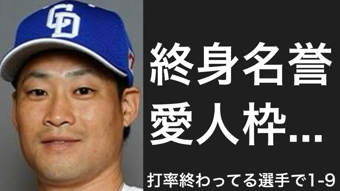 シーズン打率が.000だった選手で1-9