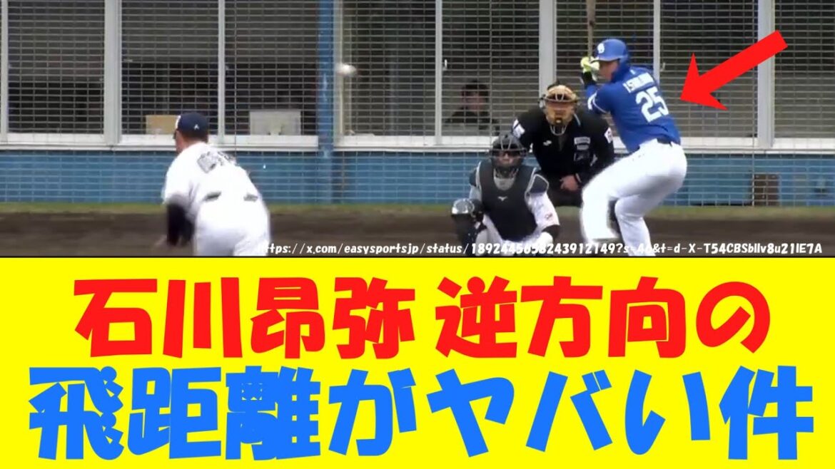 石川昂弥のホームランが凄いと話題にwwwwwwwwwww【キャンプ】 石川昂弥のホームランが凄いと話題にwwwwwwwwwww【キャンプ】