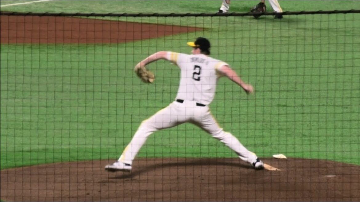 スロー映像)ソフトバンク スチュワート 投球フォーム～2024.4.29