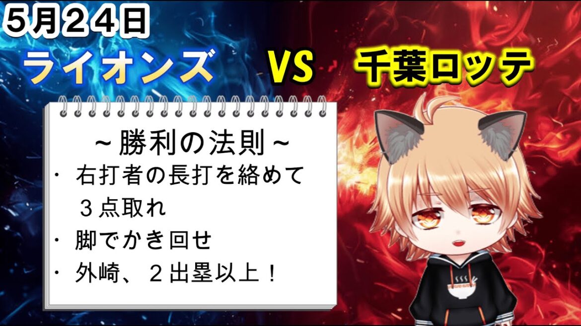 とのさん、出塁！　埼玉西武ライオンズVS千葉ロッテマリーンズ