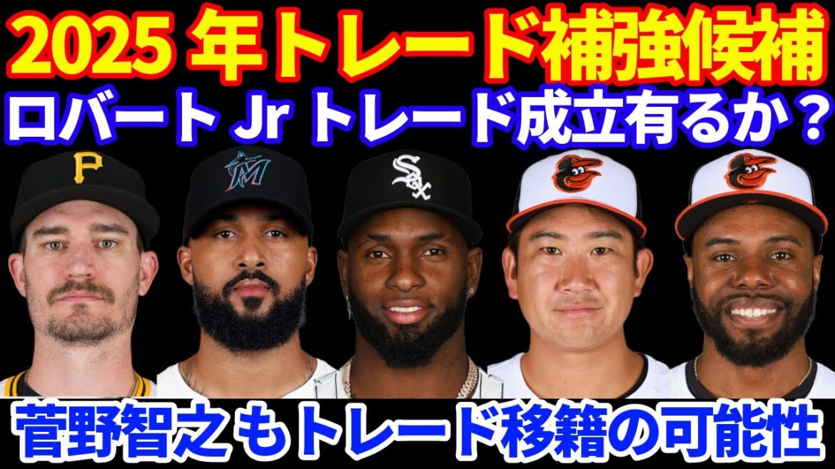2025年 MLBトレード補強候補‼️ ロバートJrはトレード成立するのか⁉️ 菅野智之もトレード可能性⚾️ アルカンタラは⁉️ ドジャース エンリケスが投球再開も復帰へは時間がかかる‼️