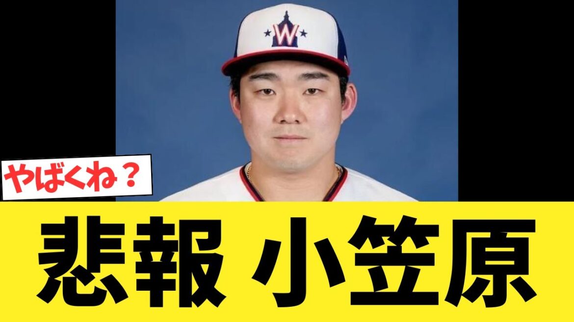 【悲報】ナショナルズ小笠原慎之介...