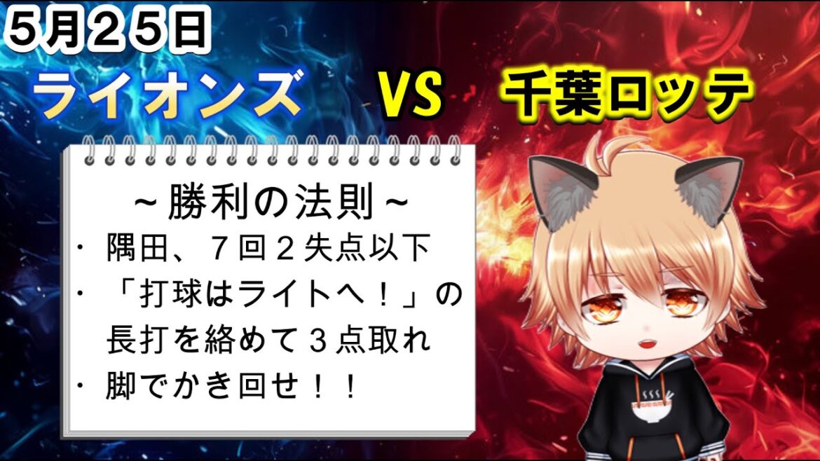 「打球はライトへ」の長打を放て！　埼玉西武ライオンズVS千葉ロッテマリーンズ