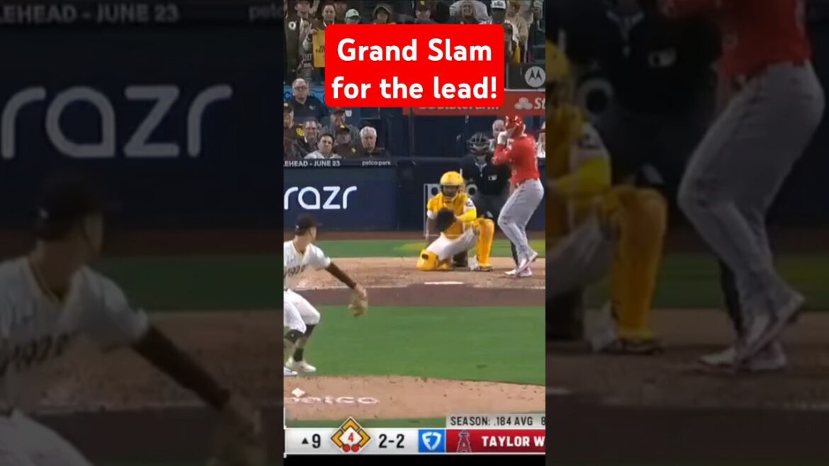 🚨 The Angels took the lead in the ninth with a grand slam from Taylor Ward!! #mlb