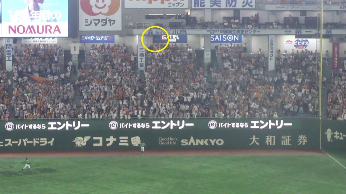 巨人 吉川尚輝 先制ホームラン 第2号　巨人 vs ヤクルト　2025年5月24日(土) 東京ドーム