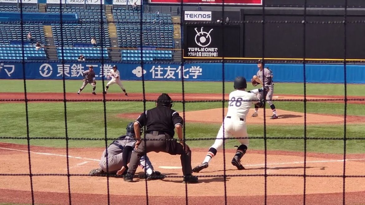 法政大学・境亮陽 マルチヒット 2025 05 21 (大阪桐蔭)