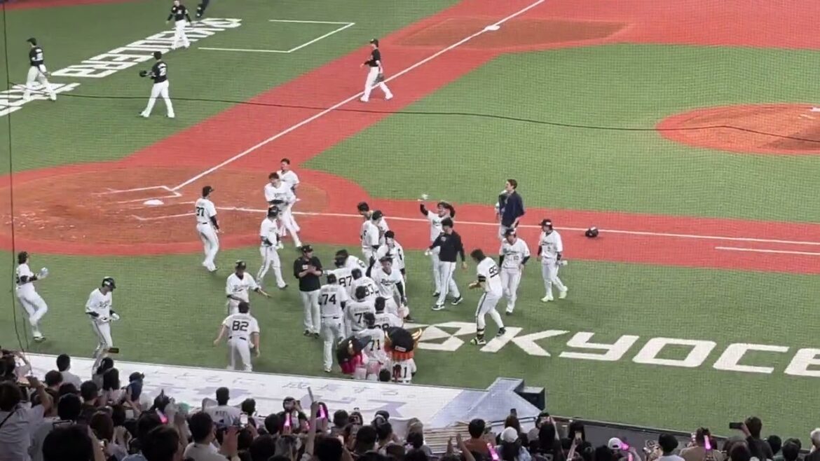 2025.5.20 オリックス若月健矢選手　サヨナラホームラン！　京セラドーム大阪