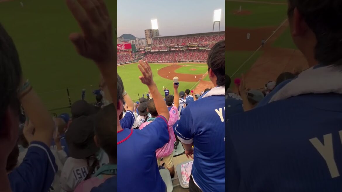 広島🔥お〜木下🫨 2024.8.3広島戦1-4逆転負け😰マツダスタジアム・ビジターパフォーマンス席 中日応援 #中日 #ドラゴンズ　#広島カープ