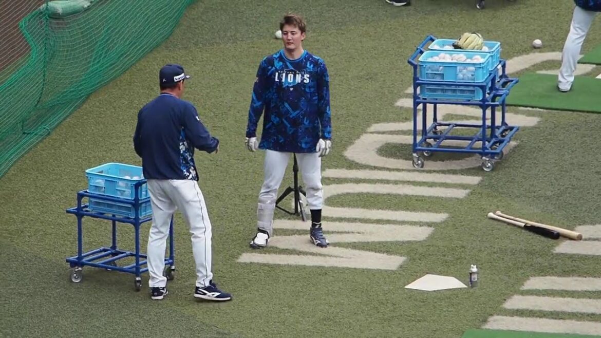 2025.05.24 千葉ロッテ-埼玉西武  #元山飛優 打撃練習他 (ZOZOマリン)