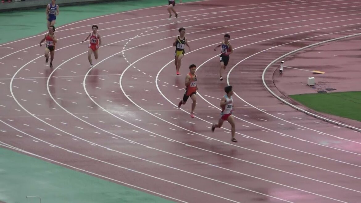20250524144901宮崎県高校総体男400ｍ予選1組 大城 直也（3） 宮崎工業 宮　崎 50.53
