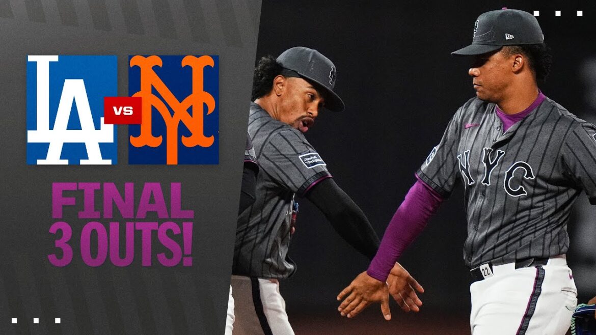 FINAL 3 OUTS: Cue the trumpets! Edwin Díaz shuts the door and closes the game for the Mets!