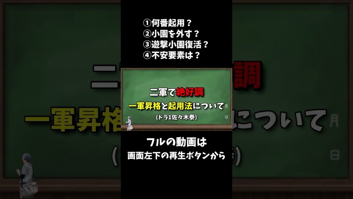【賛否両論】小園海斗のポジションはどこで起用して欲しいですか？