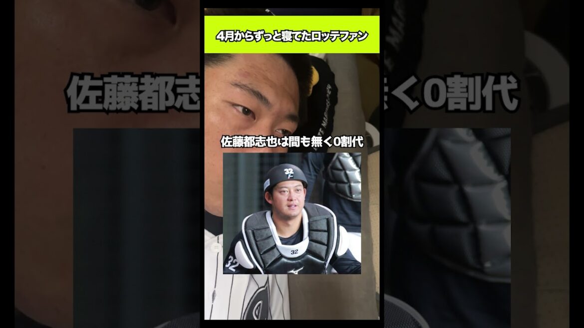 4月からずっと寝てたロッテファン#shorts