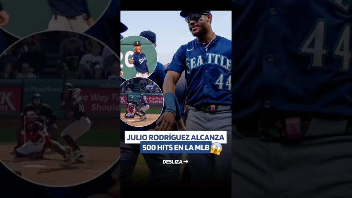 ¡Julio Rodriguez Alcanza 599 Hits En La MLB!😱 #mlb #beisbol #baseball