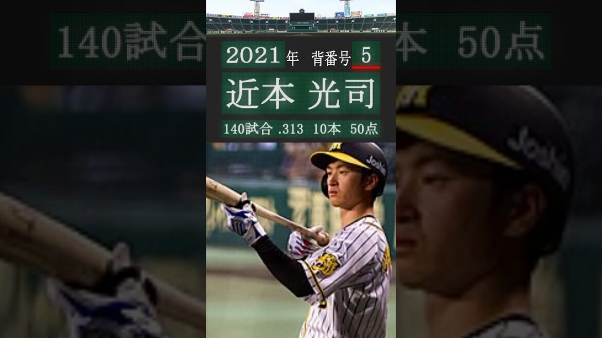 阪神タイガース歴代背番号#5 2000-2025 #阪神タイガース #背番号 #平野恵一 #西岡剛 #近本光司 #登場曲