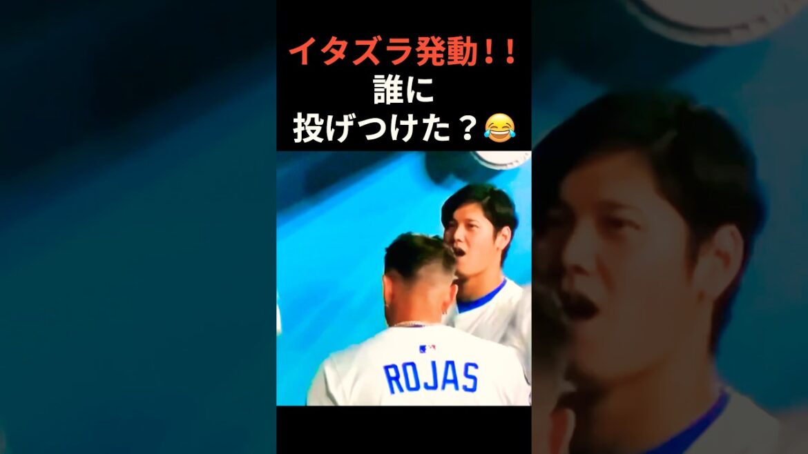 大谷さん、イタズラ発動!?#大谷翔平 #mlb #shorts #dodgers #ドジャース #野球 #ohtani #baseball 大谷さん、イタズラ発動!?#大谷翔平 #mlb #shorts #dodgers #ドジャース #野球 #ohtani #baseball