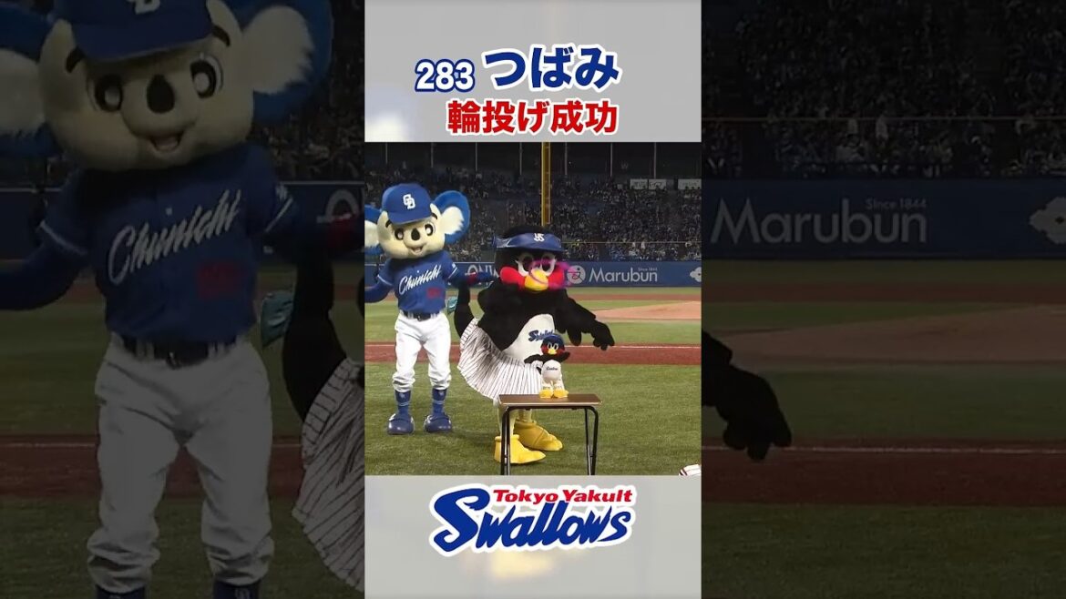 つばみ 輪投げ成功　#swallows #つばみ #shorts