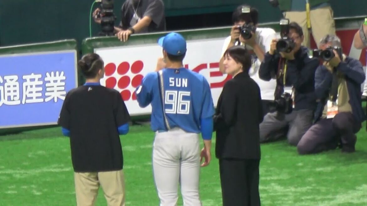 【北海道日本ハムファイターズ】孫易磊 嬉しいNPB初セーブ ヒーローインタビュー！ 現地映像