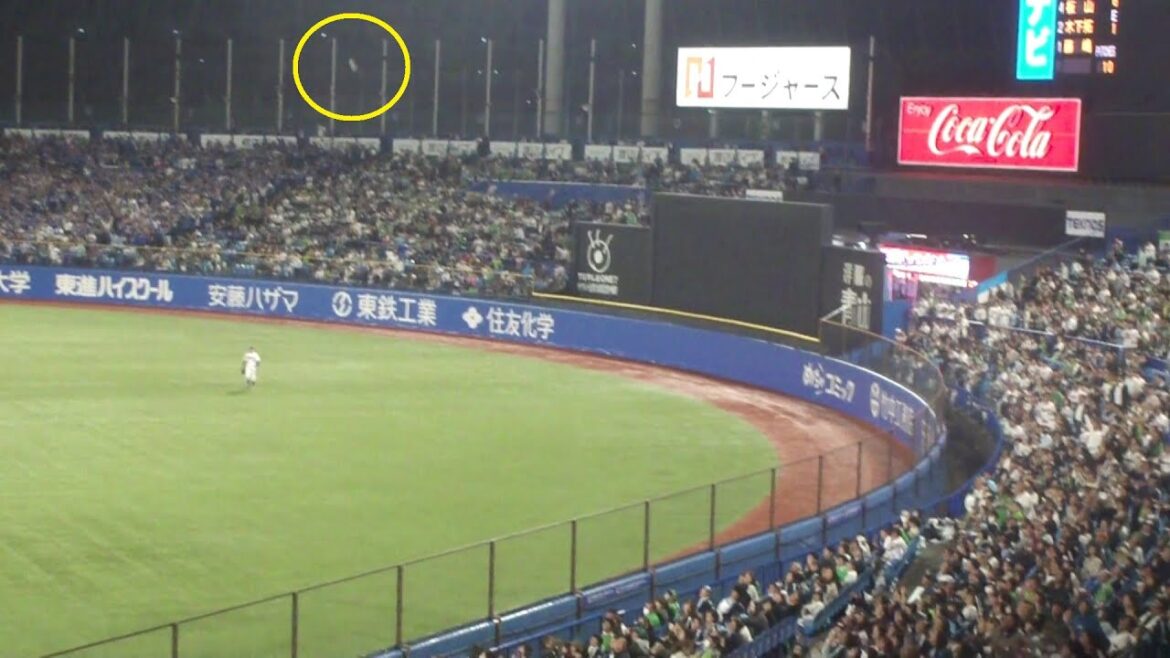 中日 川越誠司 あわや逆転ホームランあるいは幻のホームランとなる大ファール 惜しい当たり　ヤクルト vs 中日　2025年5月27日(火)　神宮球場