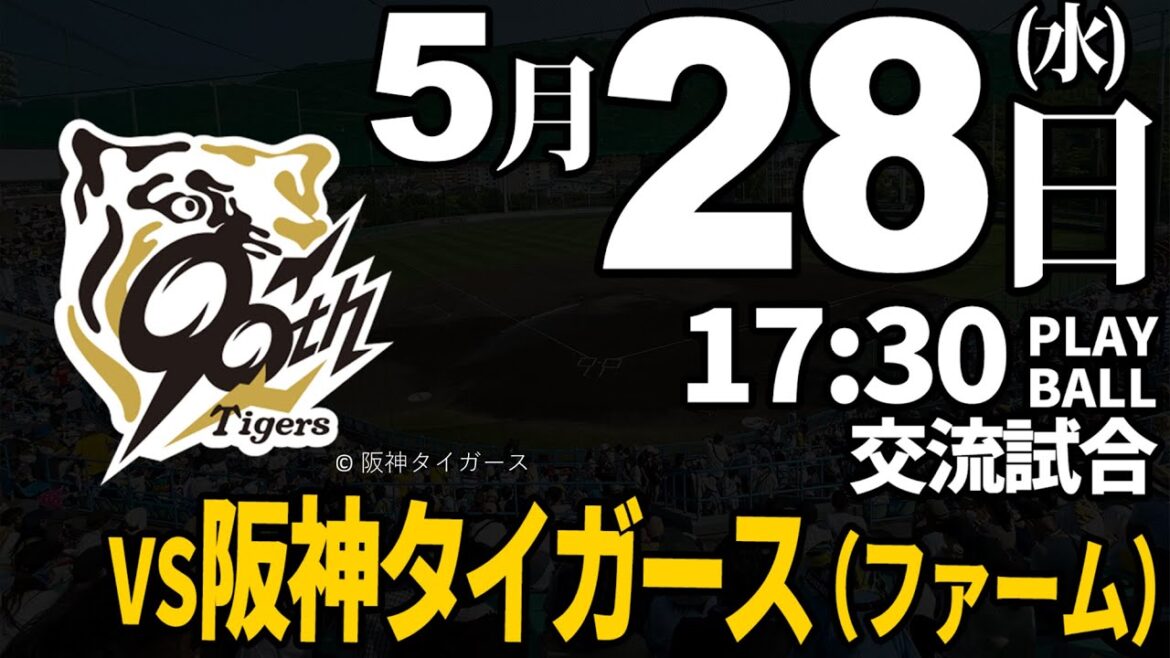 【交流試合】徳島インディゴソックス vs 阪神タイガース(ファーム)　2025.5.28