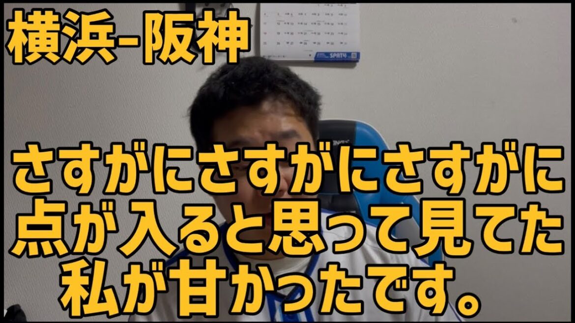 5月28日横浜-阪神　さすがにさすがにさすがに点が入ると思って見てた　私が甘かったです。