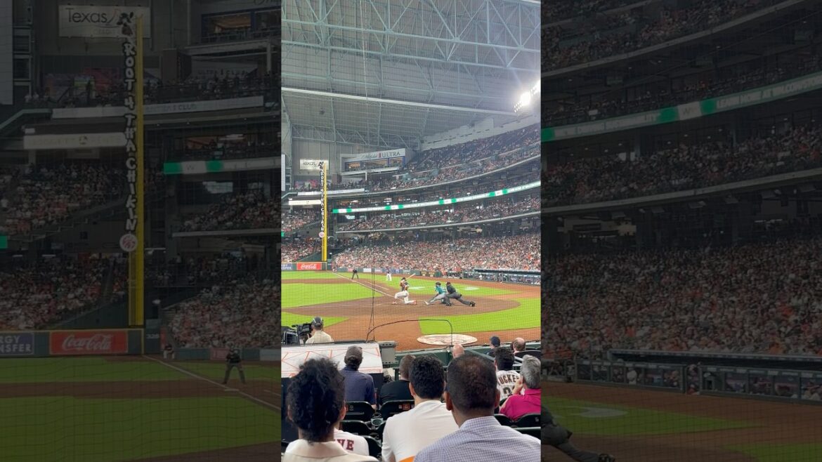 Jeremy Pena Houston Astros Strikes Out vs Luis Castillo Seattle Mariners #houstonastros #mlb