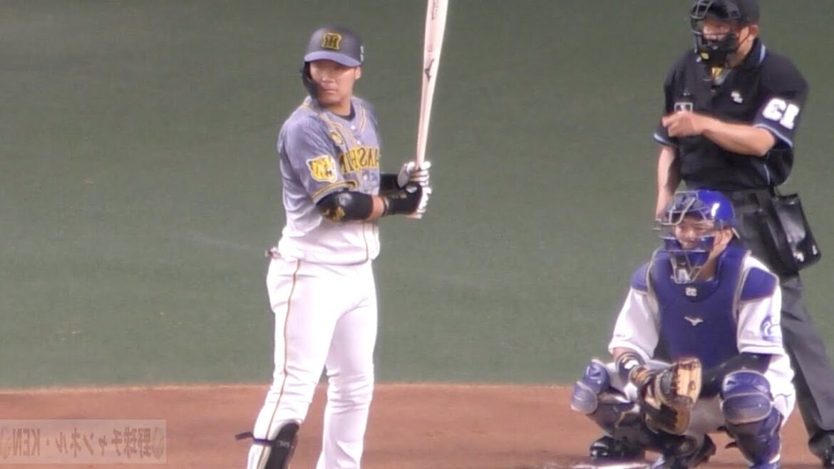 大山悠輔　左打ちにしてみた‼️