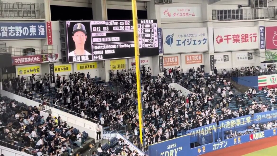 オリックス 西川龍馬 応援歌 -決然- 最終回タイムリー 2025.5.27