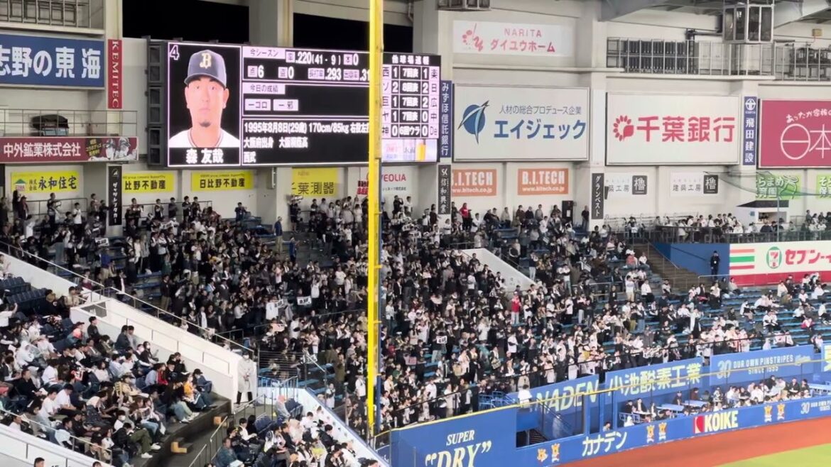 【ZOZOマリン】オリックス 森友哉 応援歌 RED 2025.5.27