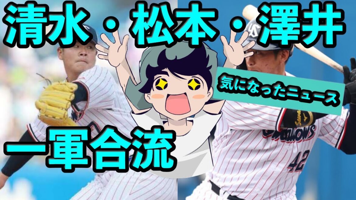 清水昇、松本直樹、沢井廉が1軍合流へ! 清水昇、松本直樹、沢井廉が1軍合流へ!