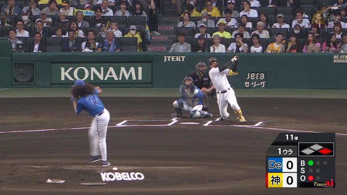 【先制】1回裏 #森下翔太 選手の右中間を破るタイムリーツーべースヒットで待望の先制点！【2025/5/29Ｔ－ＤＢ】