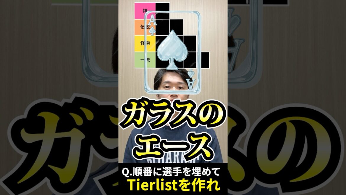 プロ野球tierを作ろう #tierlist #プロ野球 #エース #奥川恭伸 #高橋遥人 #斎藤佑樹 プロ野球tierを作ろう #tierlist #プロ野球 #エース #奥川恭伸 #高橋遥人 #斎藤佑樹