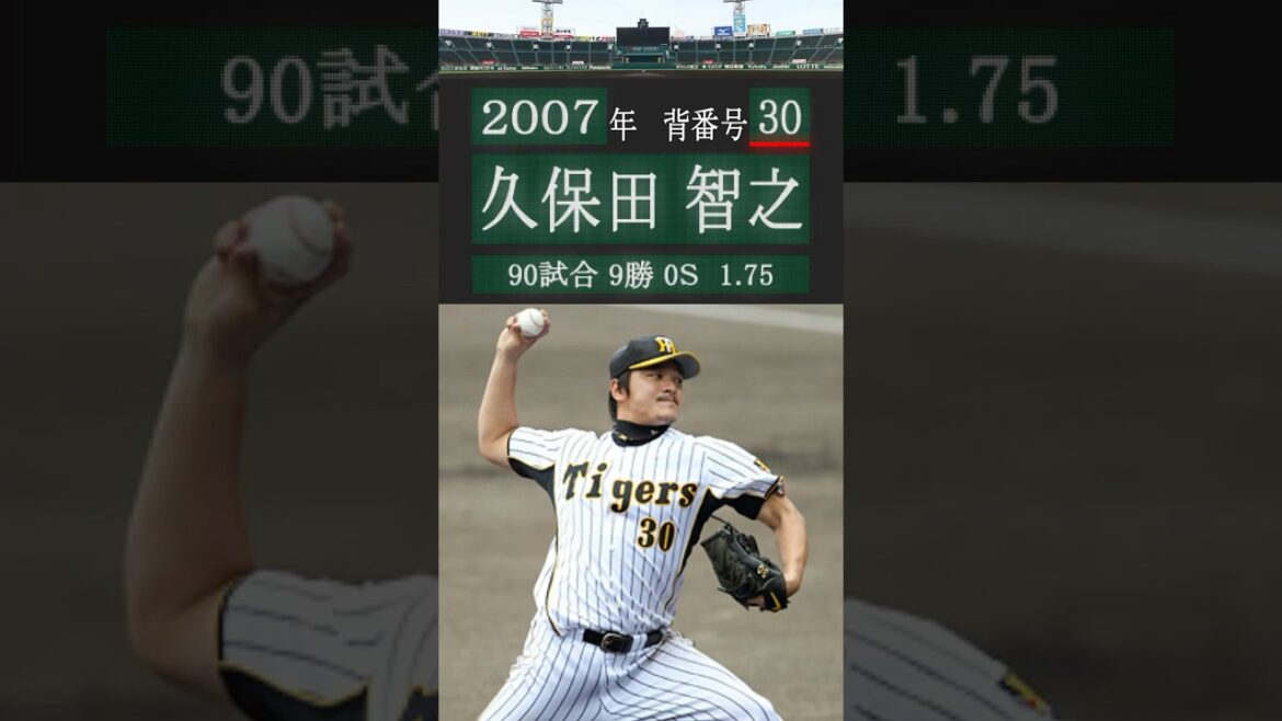 阪神タイガース歴代背番号#30 2000-2025 #阪神タイガース #背番号 #藤川球児 #久保田智之 #門別啓人 #登場曲