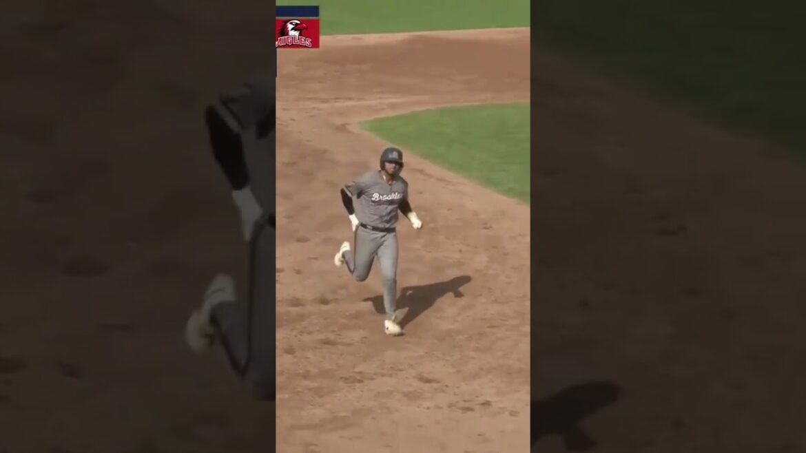 Hemmanuel Rosario goes DEEP for the Brockton Rox! Play of the Day May 25 #baseball #frontierleague